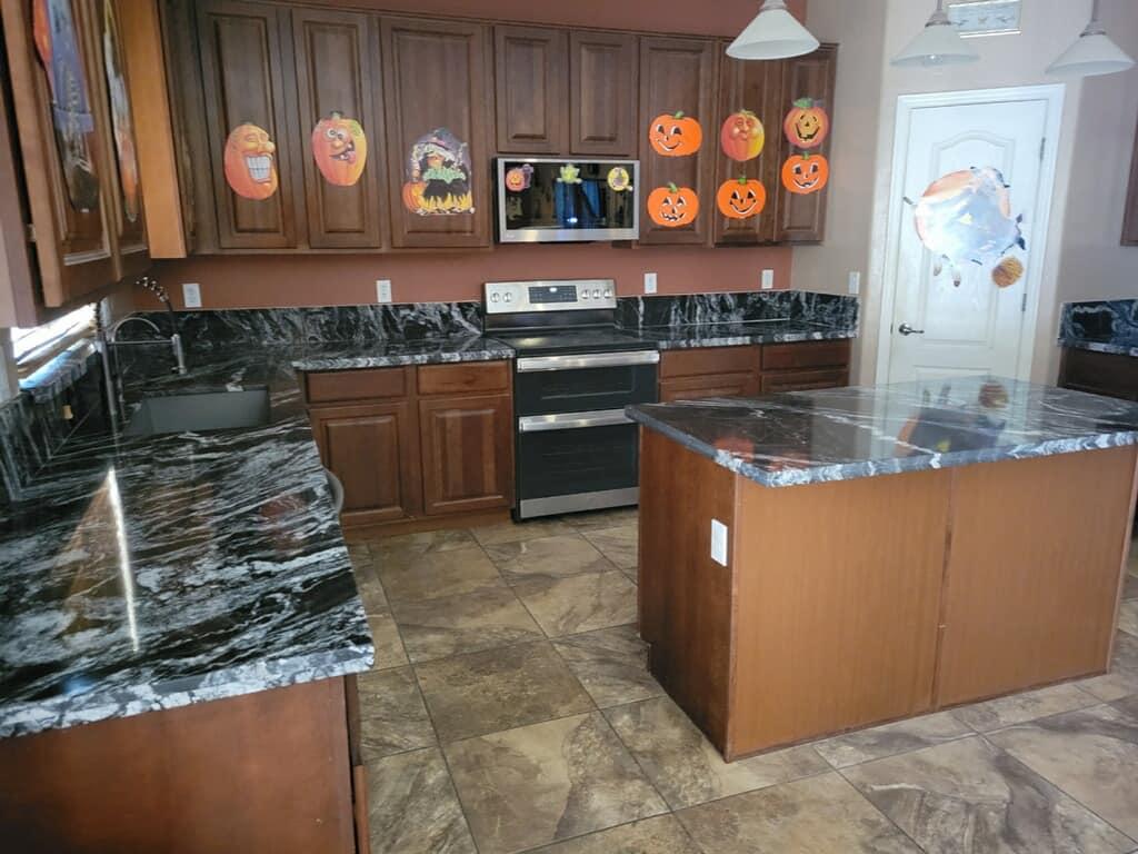 Elegant kitchen remodel showcasing Red Baron Construction craftsmanship